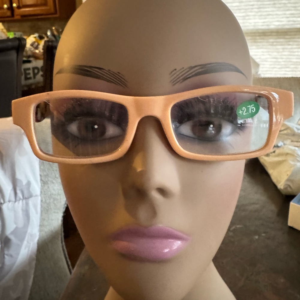 Peach Reading Glasses 2.75